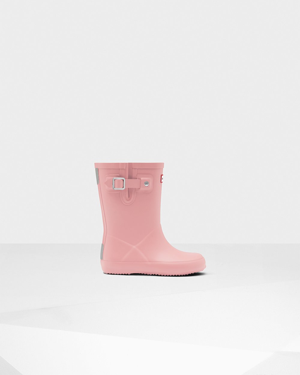 Kids Rain Boots - Hunter Original First Flat Sole (47QUTWPSC) - Pink